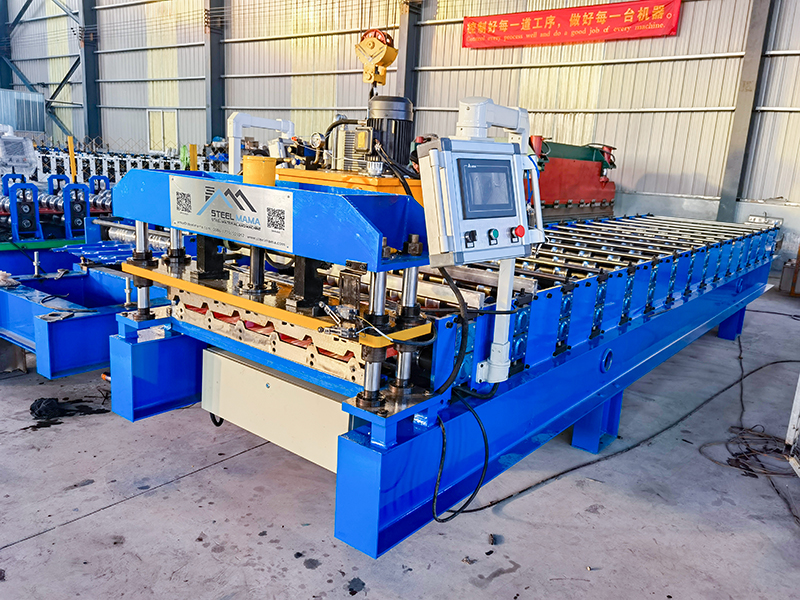 Trapezoidal Profile Roofing Sheet Forming Machine,trapezoidal rib profile roll former,trapezoidal sheet crimping machine,trapezoida