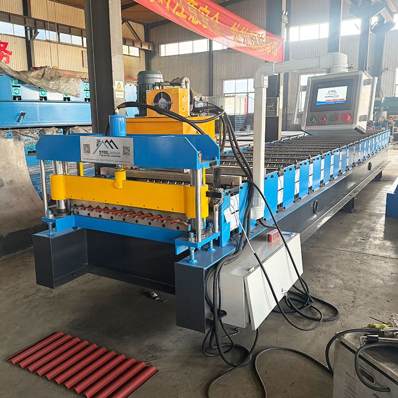 Ivory Coast Popular High Precision 700 Corrugated Roofing Sheet Roll Forming Machine