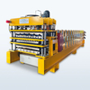 Chile Popular High Standard Automatic 1025 Tile & 5V & 836 Corrugated Roofing Sheet Three Layer Machine