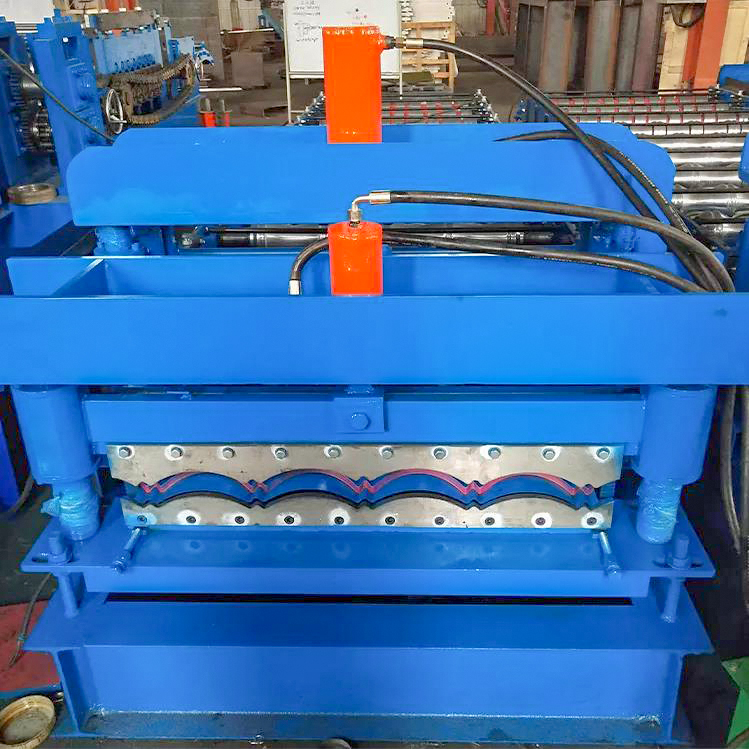 Roof Use 868 Roman Tile Glazed Profile Steel Roofing Sheet Roll Forming Machine Price