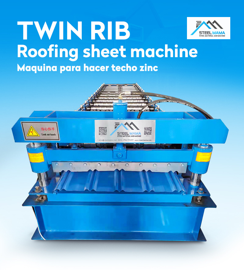 high rib roofing sheet roll forming machine
