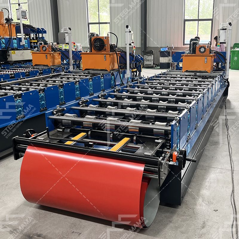 Cameroon Popular High Speed Full Automatic 840 Trapezoidal Roofing Sheet Roll Forming Machine
