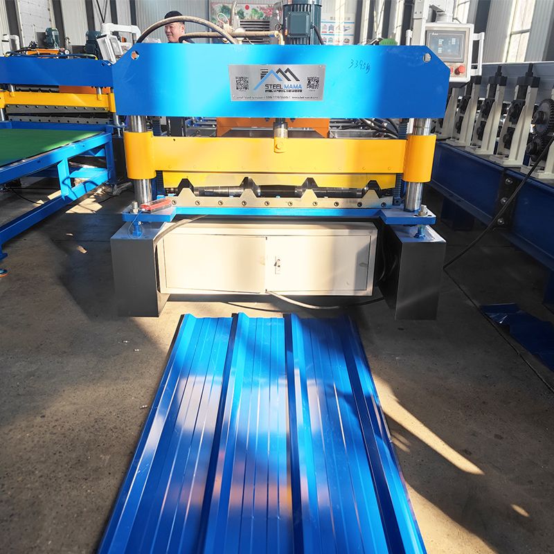 Mali Popular Custom Design Reliable 800 Trapezoidal Roofing Sheet Roll Forming Machine