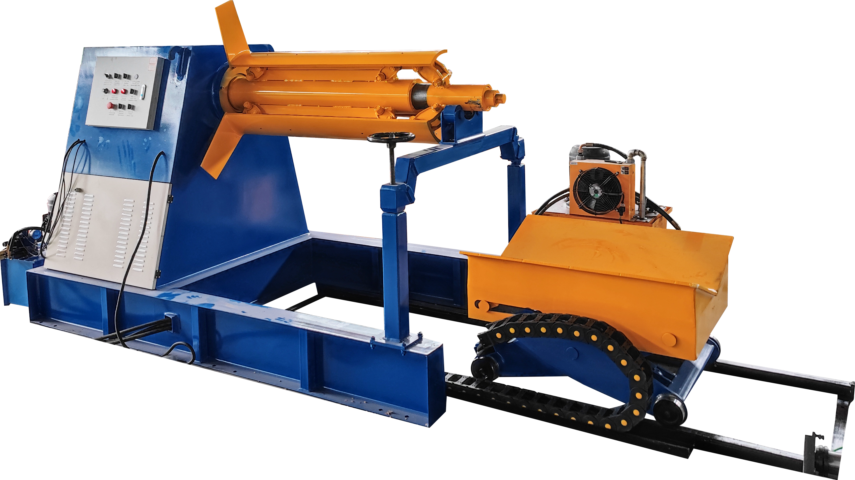 Hydraulic decoiler