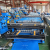 New Roof Use Double Layer Iron Corrugated Galvanized IBR Trapezoidal Tile Roofing Panels Roll Forming Machine Price