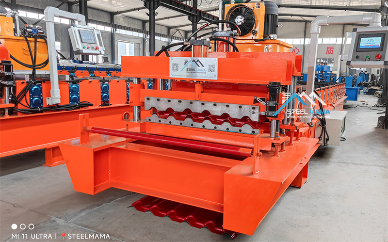 glazed tile machine for making steel