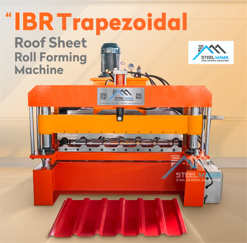 trapezoidal roof tile roll forming machine