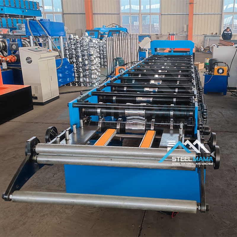 Professional Production High Quality Full Automatic Flat Trapezoidal Wall Panel Ridge Cap Roof Roll Forming Machine