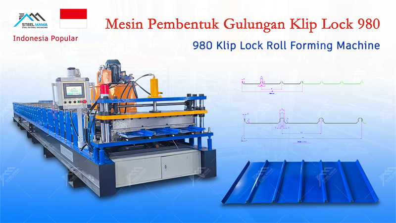 980 Klip lock Roll Forming Machine