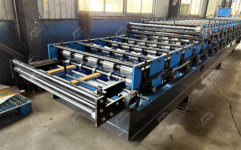 double roofing sheet making machine
