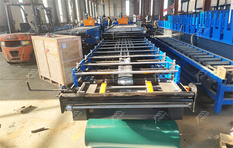 double layer roofing making machine
