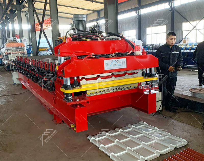 corrugated roof roll forming machine