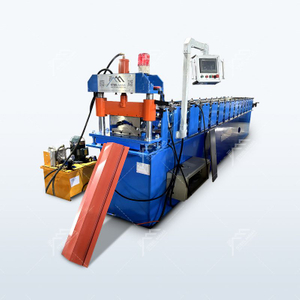America Popular High Quality Automatic Color Steel Ridge Capping Roof Panel Roll Forming Machine