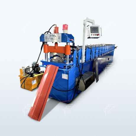 America Popular High Quality Automatic Color Steel Ridge Capping Roof Panel Roll Forming Machine