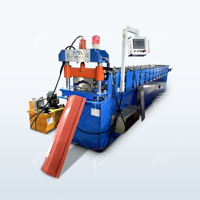America Popular High Quality Automatic Color Steel Ridge Capping Roof Panel Roll Forming Machine
