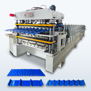 Guatemala Popular High Performance 1000 Tile & R101 IBR & TR4 IBR Three Layer Roofing Sheet Machine