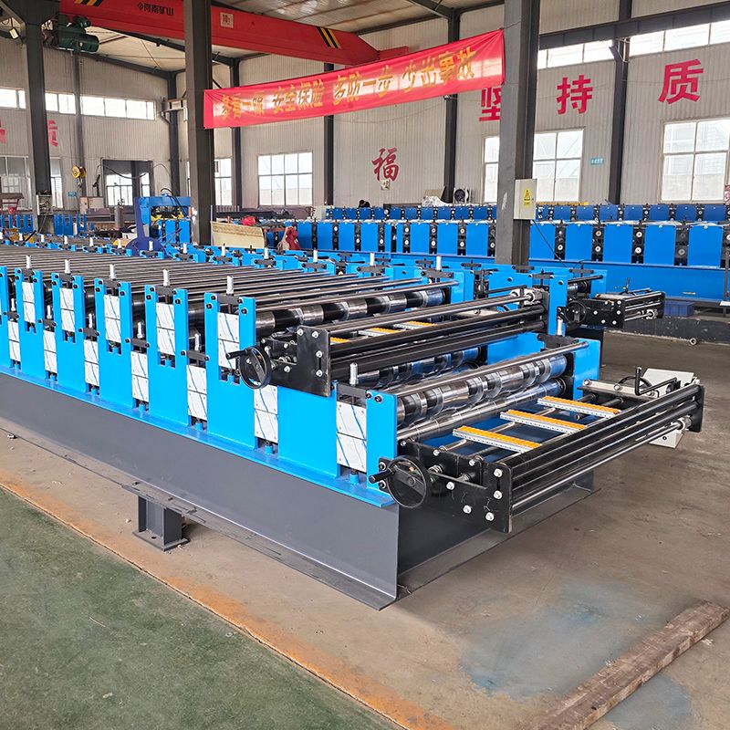 Peru Popular High Productivity TR4 IBR & TR5 IBR Roofing Sheet Double Layer Machine