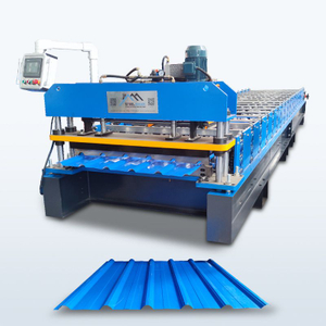 Ghana Popular High Efficiency 1025 Trapezoidal Roofing Sheet Roll Forming Machine
