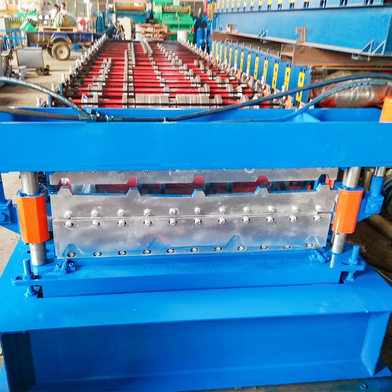 Double Layer TR4 And TR5 / IT4 And IT5 Two In One IBR Trapezoidal Steel Metal Sheet Roof Cold Roll Forming Machine