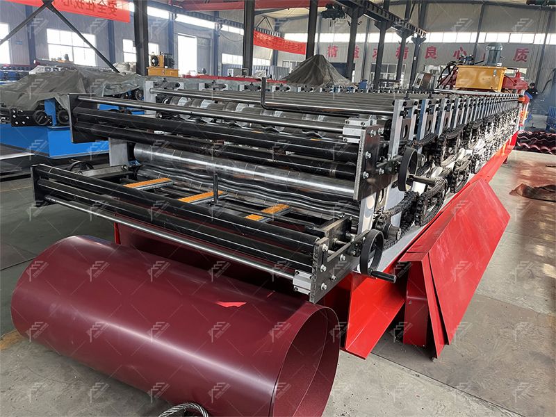 double layer roofing sheet rolling machine