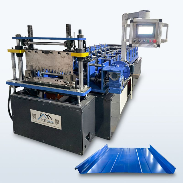 Colombia Popular High Standard Kr24 Portable Standing Seam Roof Sheet Roll Forming Machine