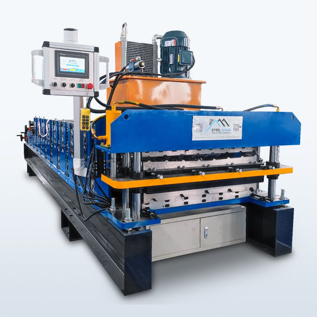 Turkmenistan Popular Custom Design 840 Trapezoidal & 900 Trapezoidal Roofing Sheet Double Layer Machine