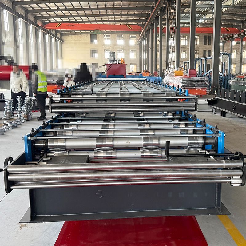 Peru Popular Custom Design TR4 Trapezoidal & TR5 Trapezoidal Roofing Sheet Double Layer Machine