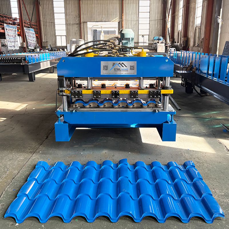 Honduras Popular High Performance High Standard Tile Roof Sheet Roll Forming Machine