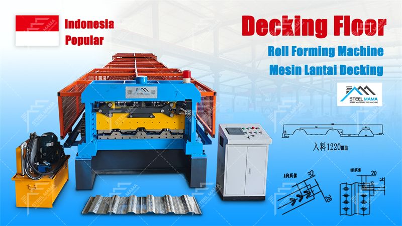 metal floor deck sheet forming machine