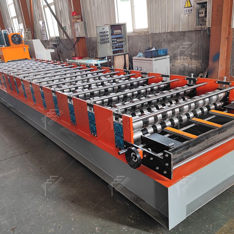 Mexico Popular Full Automatic Metal Steel Glazed Zee Tile Roof Sheet Roll Forming Machine