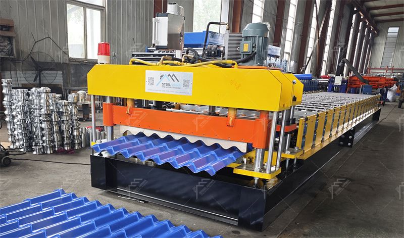 roof tile manufacturing machine