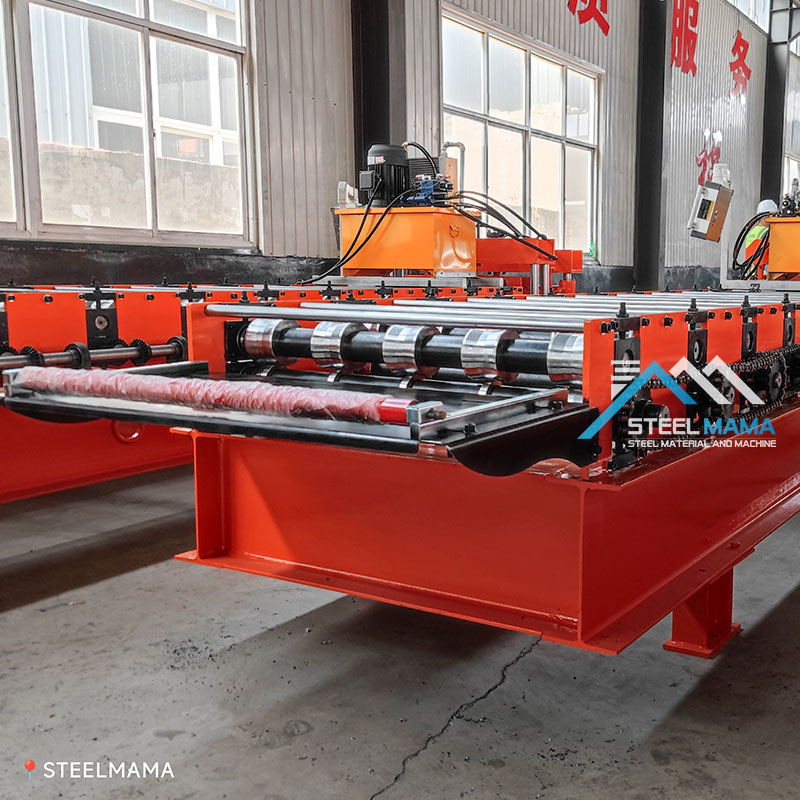 Low Price New Type 840 IBR Trapezoidal Metal Roofing Sheet Single Panel Cold Roll Forming Machine For Cameroon