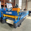 Cameroon Popular High Standard 840 Trapezoidal And 836 Corrugated Roofing Sheet Double Layer Machine