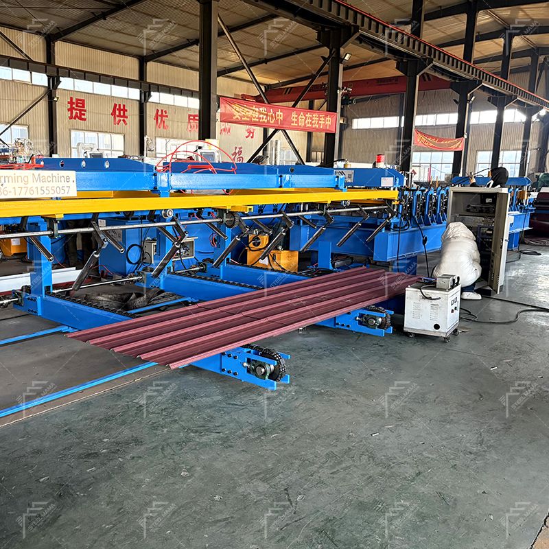 America Popular Easy Operation High Speed 914 IBR Trapezoidal Roofing Sheet Roll Forming Machine