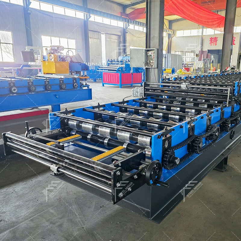 South Africa Popular Full Automatic 686 Trapezoidal & 762 Corrugated Roofing Sheet Double Layer Machine