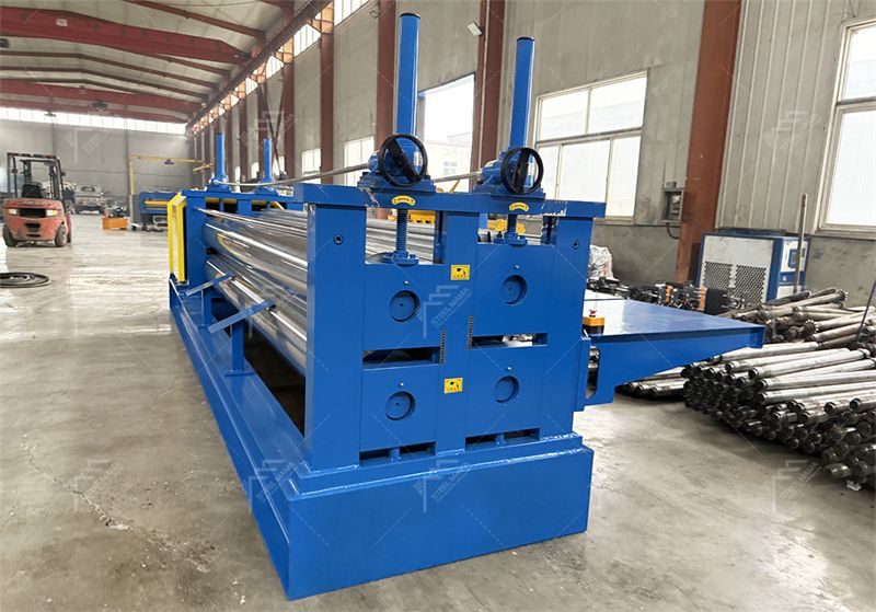 Barrel corrugated roof panel forming machine