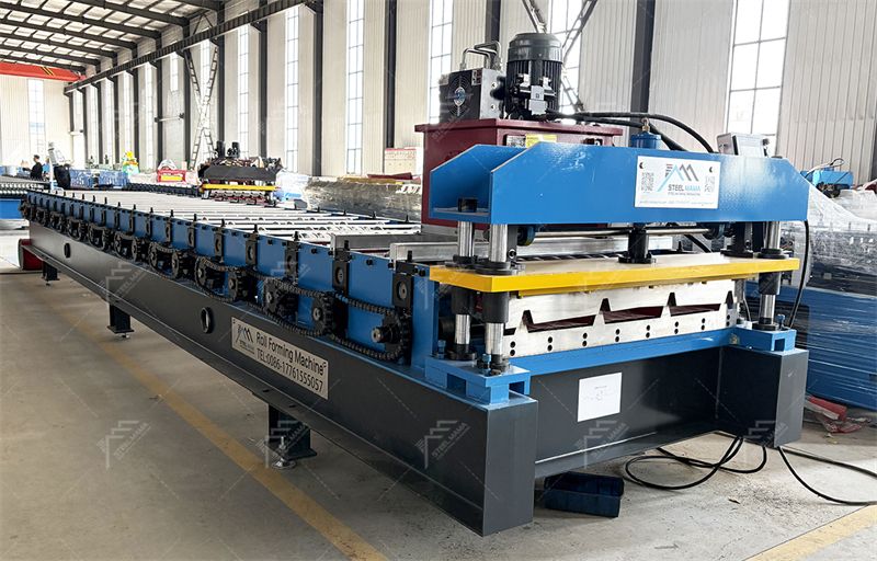 trapezoidal roof roll forming machine