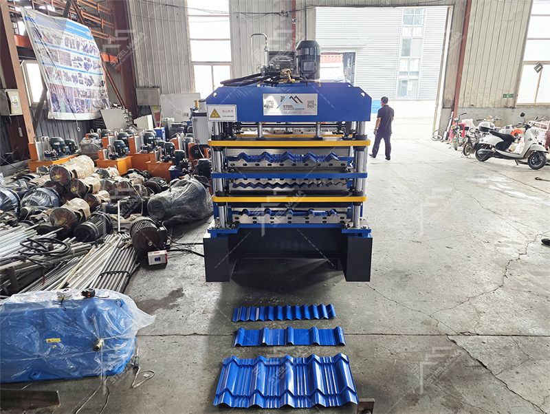 automatic three layer cold roll forming machine
