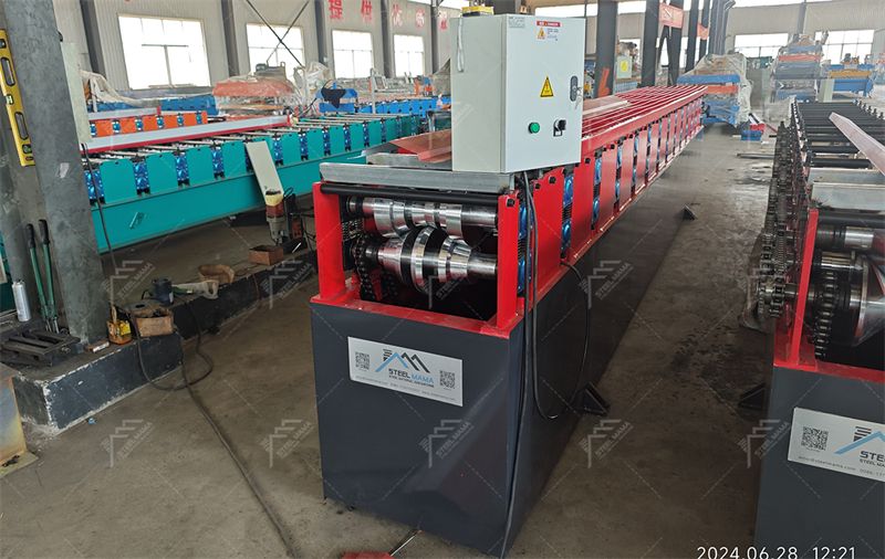 ridge cap steel machine