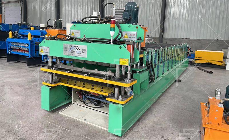 double roofing sheet making machine
