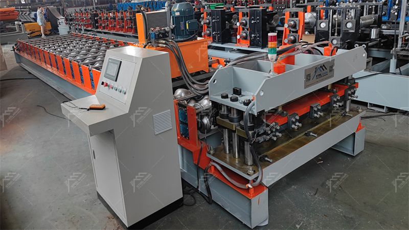 glazed zee tile roof sheet machine