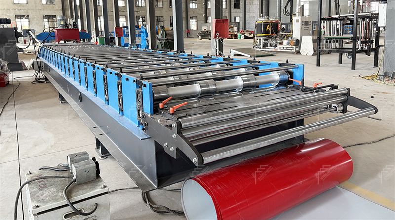 trapezoidal sheet roll forming machine