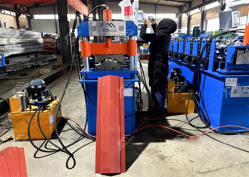 ridge cap forming machine