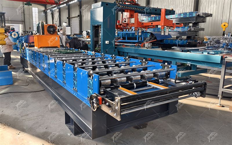 metal glazed tile roofing panel machine