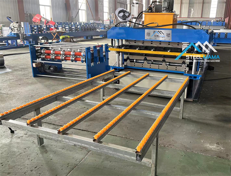 double roof panel roll forming machine