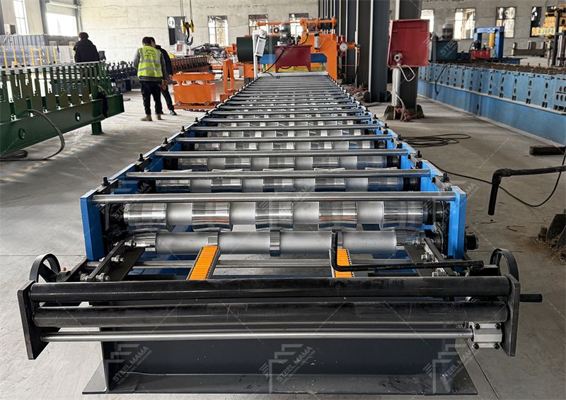 trapezoidal roof panel roll forming machine