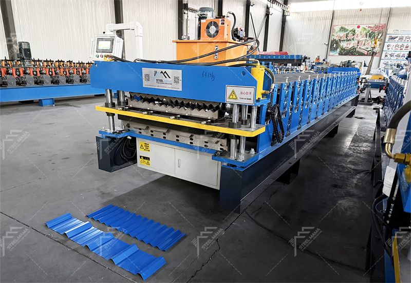 double roofing sheet making machine