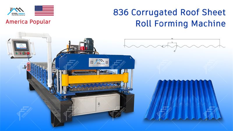 metal corrugated roofing Machine