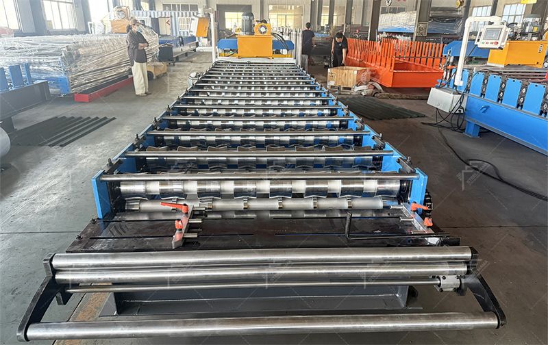 Trapezoidal Roofing Sheet Roll Forming Machine