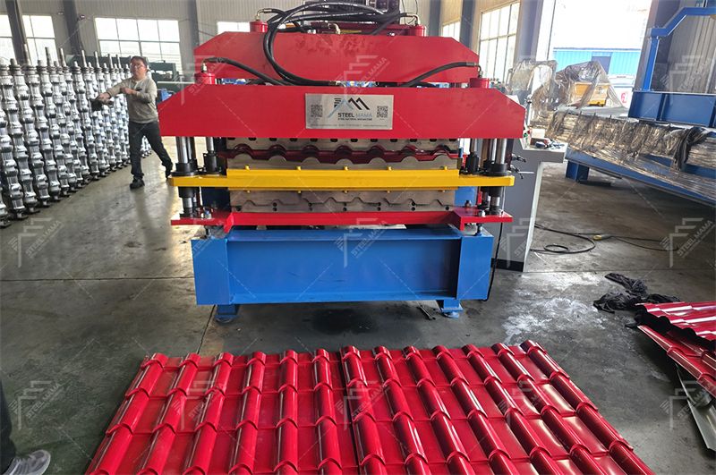 double layer roofing sheet forming machine